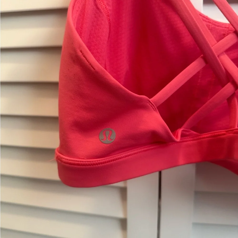 Lululemon Athletica Coral Sports Bra